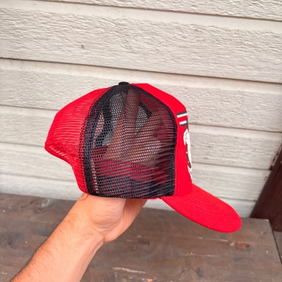 Vintage GEROGIA Bulldogs trucker hat football mesh red - Picture 3 of 7
